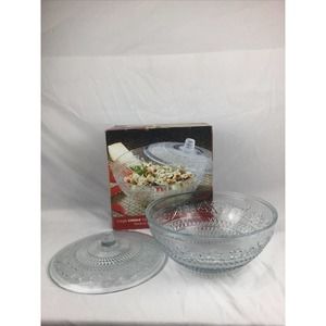 Bali Beautiful Large Lidded Glass Fruit Bowl PM-10BC/2-2GB